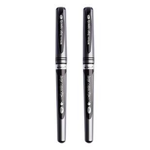 晨光大笔画1.0中性笔大容量签字笔练字黑色粗头笔墨水笔子弹头办公水笔芯加粗1.0mm笔学生用签名笔碳素粗笔杆