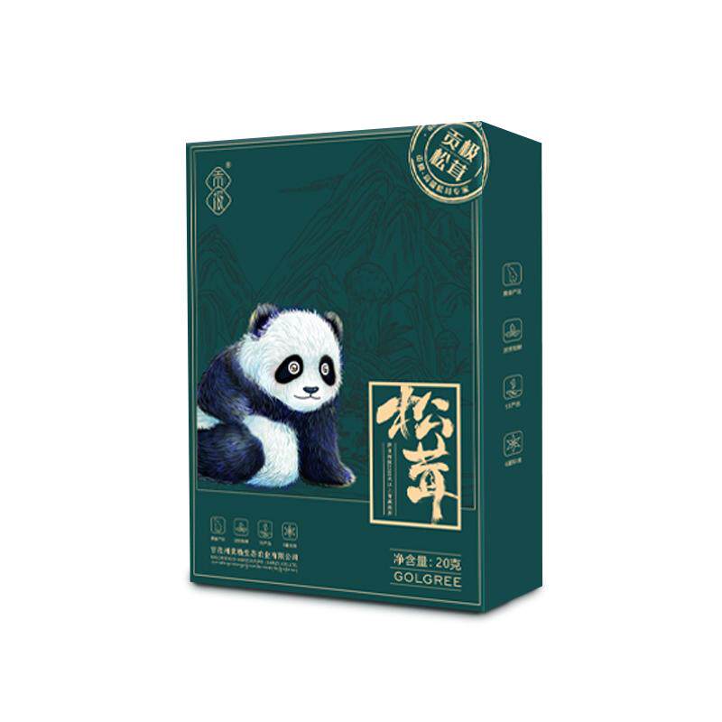 贡极有机松茸家庭简装自用煲汤
