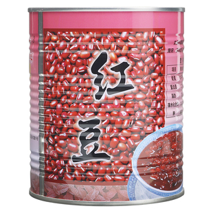 名忠红豆罐头燕麦莲子紫米芋头仙草汁即食免煮小罐奶茶店整箱商用