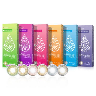 强生美瞳日抛隐形眼镜30片近视自然彩色舒适正品旗舰店原装进口