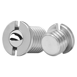 304不锈钢法兰球头柱塞弹簧压入式碰珠螺纹定位珠台阶波珠螺丝