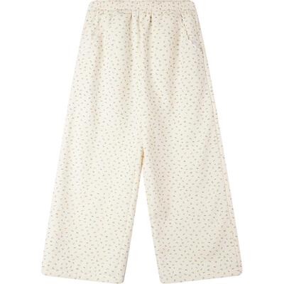 【漫野碎花】加厚灯芯绒直筒裤碎花一体绒裤子休闲冬季女童新款