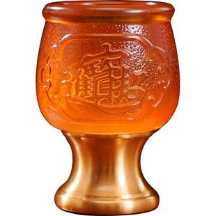 水琉璃供杯酒杯供水杯佛前供杯敬神供杯供奉财神爷供酒杯祖先茶杯