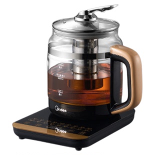 美的养生壶电热水壶1.5L烧水壶新款家用多功能电水壶正品1703Pro