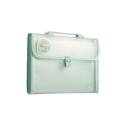 得力风琴包手提大容量横竖式