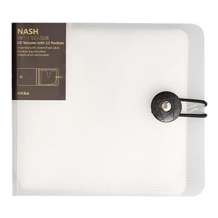 日式cd盒CD收纳包ps4游戏碟片整理光盘12片CD光碟收纳盒检索标签