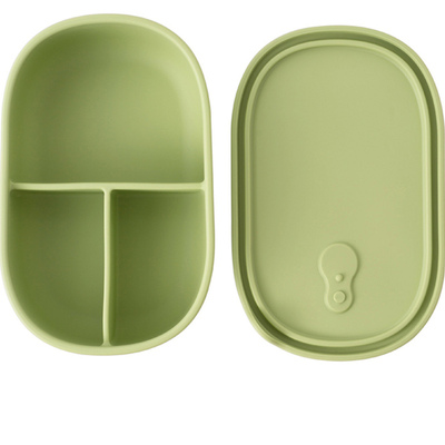 硅胶加厚饭盒上班族带饭便当