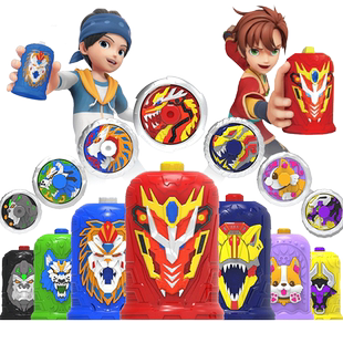 2新款灵动创想魔幻陀螺6代六炽焰神龙旋转对战坨螺玩具4全套男孩5