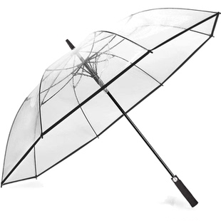【直杆超大高尔夫伞150cm】简约格调30寸34寸大号雨伞PVC透明迎宾