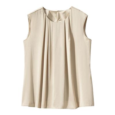 圆领真丝桑蚕丝吊带背心女内搭