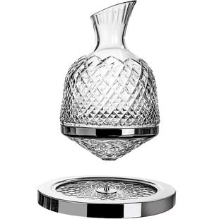 红酒醒酒器高端不倒翁旋转自动分酒器家用水晶摇摇醒酒瓶创意扎壶