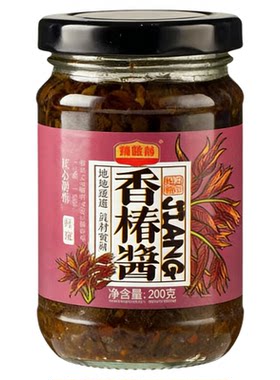 香椿酱山东泰山特产新鲜嫩芽香春