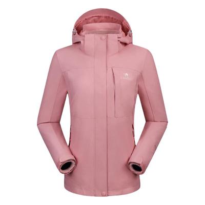 骆驼可拆卸两件套加绒加厚冲锋衣