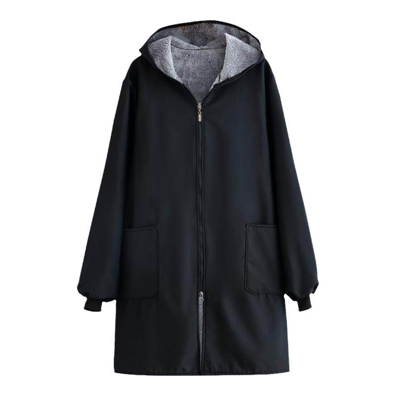 加厚绒保暖抗冻家用厨房长袖罩衣围裙防水工作服大褂定制logo外套