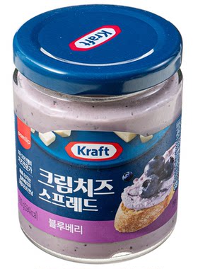 韩国超人气Kraft蓝莓芝士奶酪酱 无花果奶酪酱 枫糖核桃奶酪酱