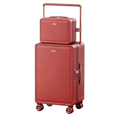 宽拉杆结婚行李箱陪嫁密码箱喜箱