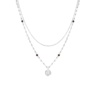 【明星同款】ARSIS小森林平安果项链虎眼石叠链高级毛衣链女礼物