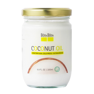 BOONBOON椰满满泰国进口冷榨椰子油烘焙食用油mct油护发护肤漱口