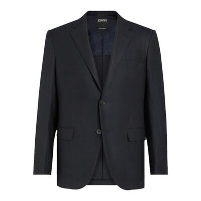 ZEGNA杰尼亚海军蓝西装外套