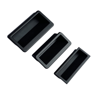 A-18塑料拉手开孔85*35厨具设备制冷净化空调机柜箱体扣手常宝