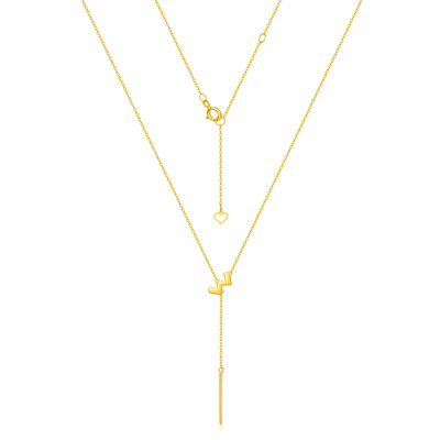 周大福SOINLOVE极简18K金项链