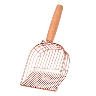 猫砂铲细孔猫铲屎官铲子矿砂豆腐专用不锈钢二合一小孔铁金属神器