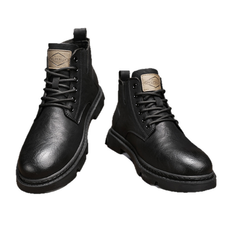HLA/海澜之家官方正品马丁靴男鞋