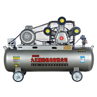 九江捷豹空压机工业级活塞式打气泵7.5KW380V高压空气压缩机220V