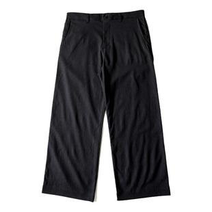 NOFAITH亚麻混纺老钱风抗皱休闲裤男夏轻薄透气棉麻宽松直筒长裤