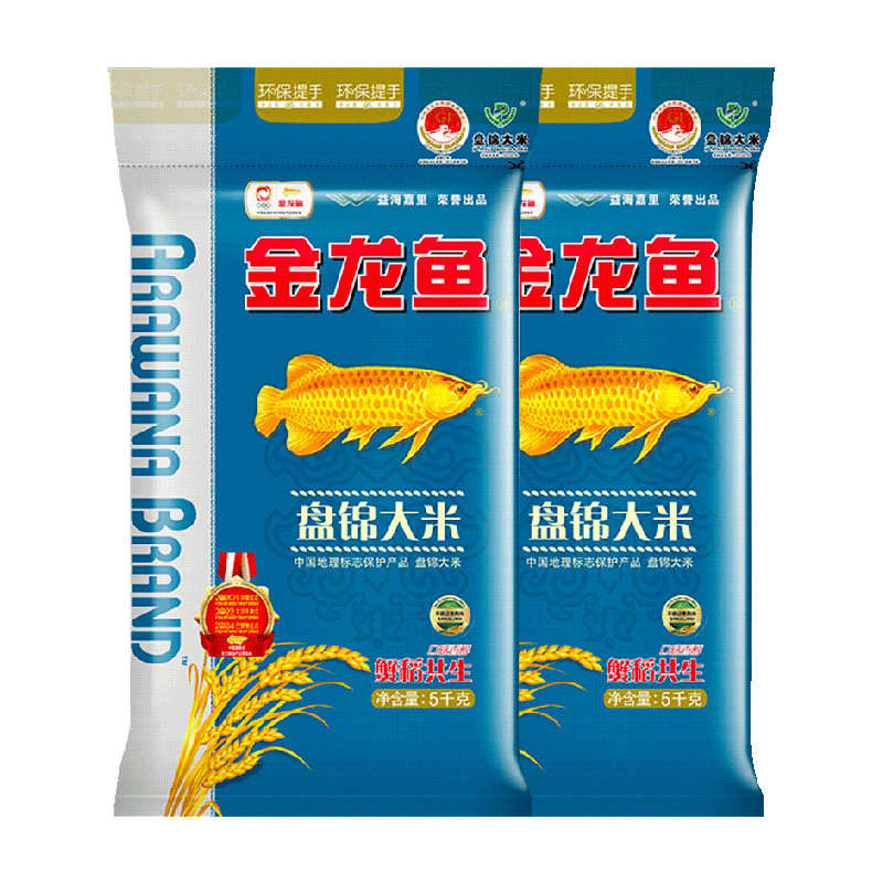 金龙鱼盘锦大米5kg*2共10kg