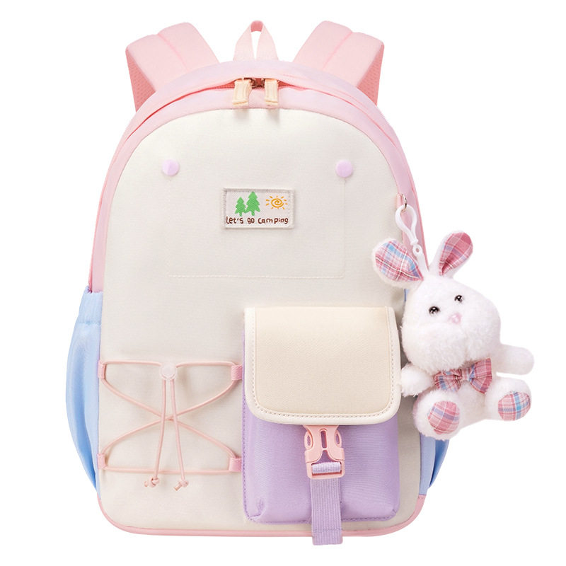 小学生轻便糖果色双肩包