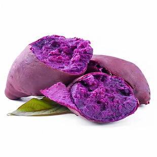 新鲜紫薯现挖沙地番薯地瓜紫心红薯农家自种香甜软糯可口宝宝辅食