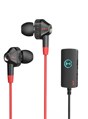 漫步者GM360声卡版电脑耳机入耳式USB7.1游戏电竞有线吃鸡专用