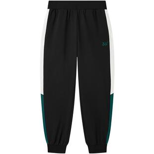 361度童装女童长裤2026春季男童运动裤青少年针织休闲儿童裤子