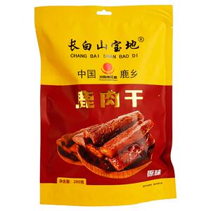 长白山天池鹿肉干好吃有面