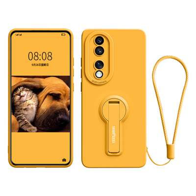 适用荣耀70系列手机壳带支架