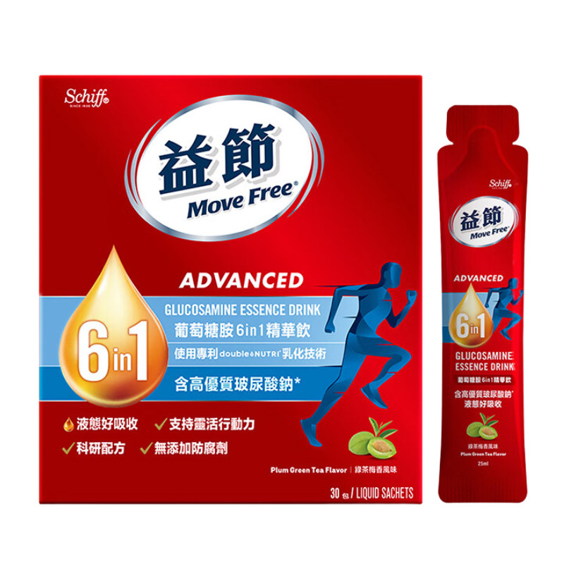 益节6合1液体氨糖精华饮养护关节