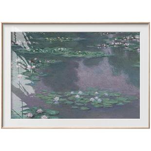 MFA波士顿美术馆莫奈睡莲油画风景装饰画玄关客厅卧室挂画壁画