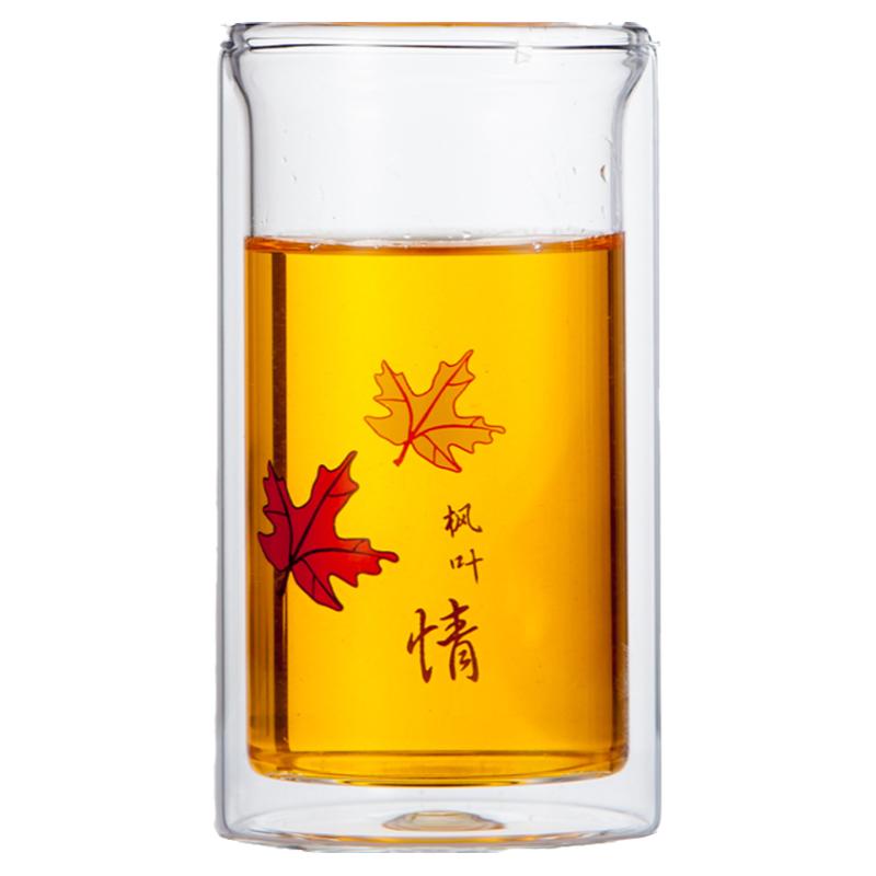 透明耐热双层玻璃透明杯