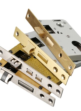 锁体室内卧室木门大小50通用型58静音锁舌家用锁心锁具配件卫生间