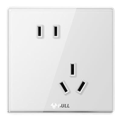 【官方旗舰】公牛G62插座奶油白