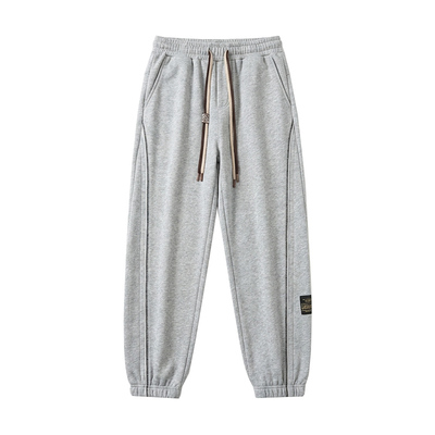 雅鹿宽松束脚休闲裤男