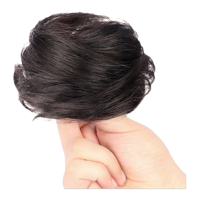 天空树丸子头假发真发神器发圈