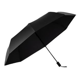 空谷黑胶防晒伞手动三折太阳伞遮阳伞防紫外线伞晴雨伞抗风两用伞