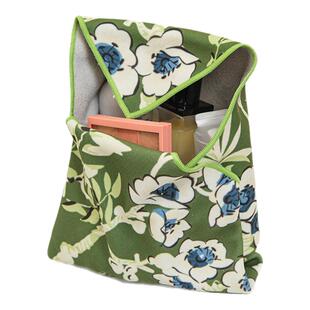 一拾一 原创化妆品收纳包自粘布微单反相机多功能郊游便携收纳布