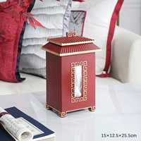 Fuwu бумажный полотенце-полотенце-бокс-вертикальный стиль [красный]