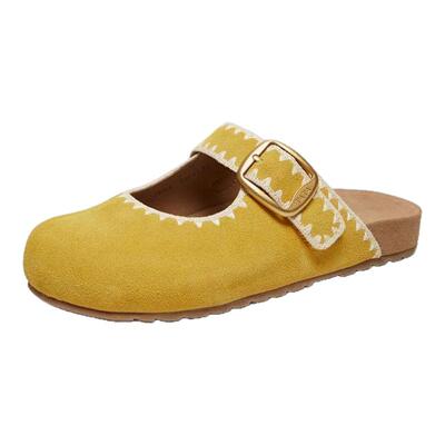 TATA他她外穿休闲勃肯鞋女复古一脚蹬半拖鞋女2026年新款7KI04AH6