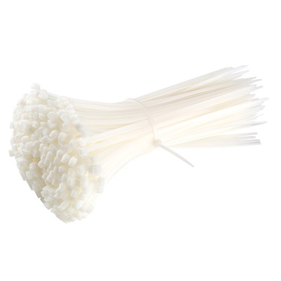 白色塑料4*100强力固定尼龙扎带