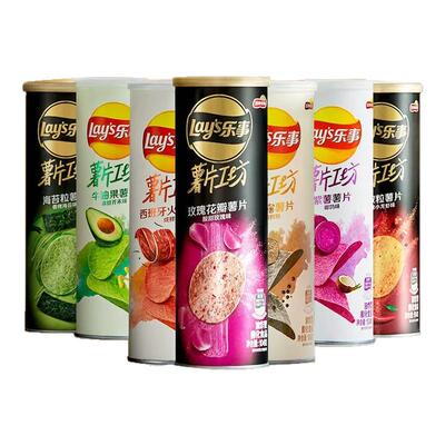 乐事薯片90g芥末味百事膨化零食