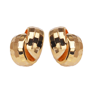 法式双层半环耳环轻奢小众设计感金属碎碎冰耳钉2026新款耳饰女